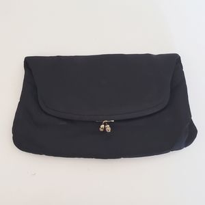 1950s INGBER Black Vintage Clutch Purse Made in USA 🇺🇸